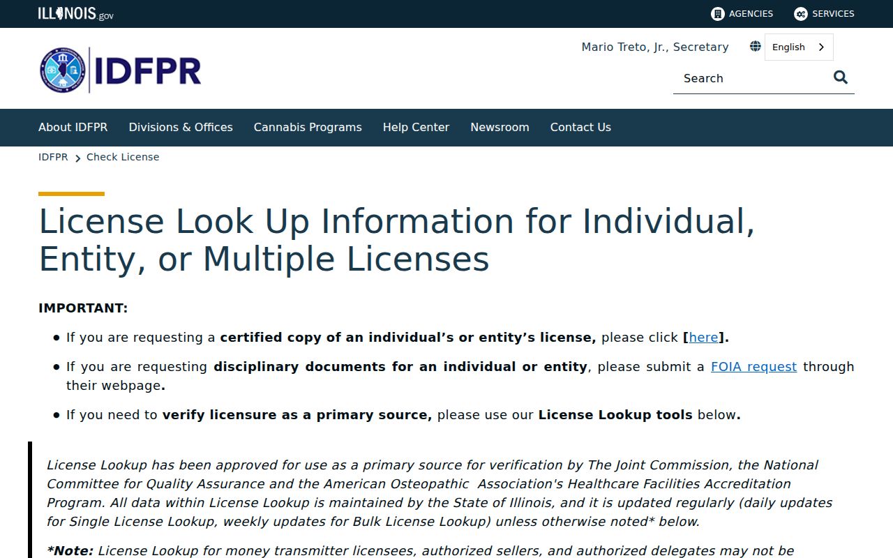 Woodridge residents directory Illinois license verification